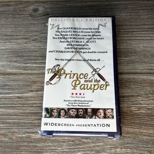 The Prince and the Pauper Collector's Edition Widescreen VHS Movie